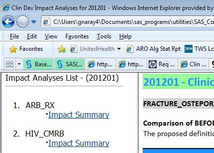 SAS HTML Output に対する画像結果