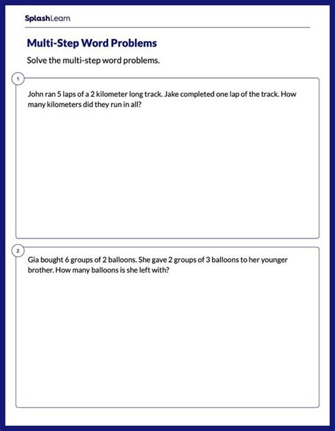 Afbeeldingsresultaten voor Math Multi-Step Equations Problems