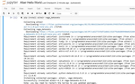 Altair Python に対する画像結果