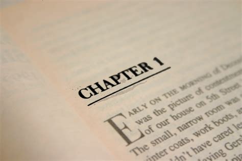 Image result for Writing Book Chapter One