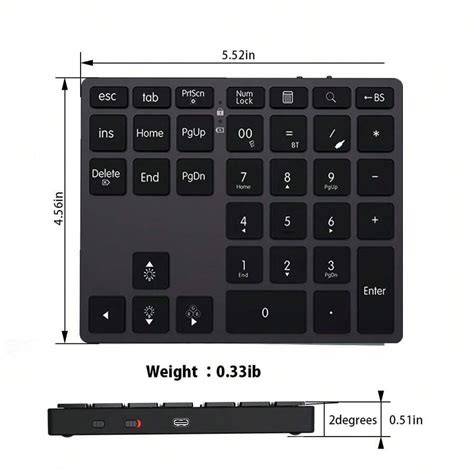 Image result for Wireless Numeric Keypad with Arrow Keys