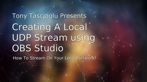 Toradh íomhá ar OBS Studio UDP Stream