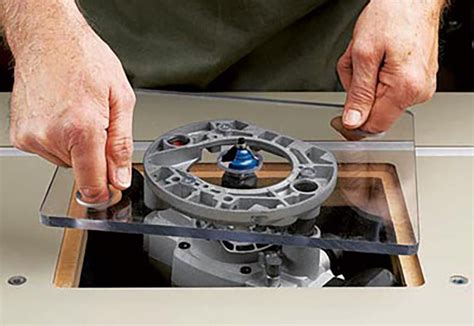 Homemade Router Table Insert Plate に対する画像結果