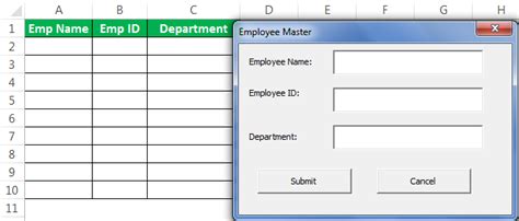 Image result for VBA Code for Use Form