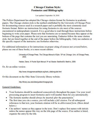 Image result for Chicago Style Quote Example