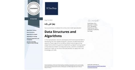 Image result for Data Structures and Algorithm Certificate Symbol