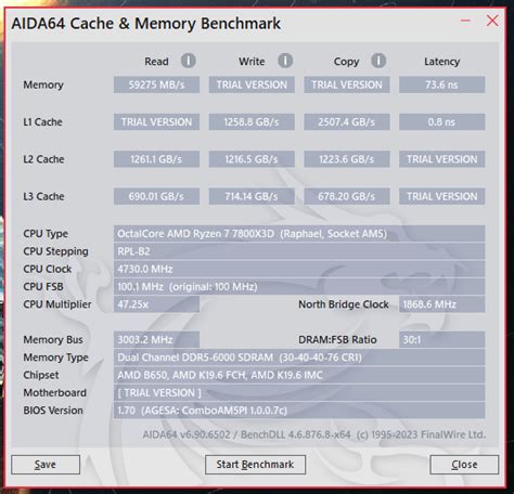 Image result for Memory Benchmark DDR4 Aida