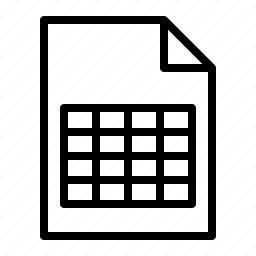 Image result for DataTable Icon Outline