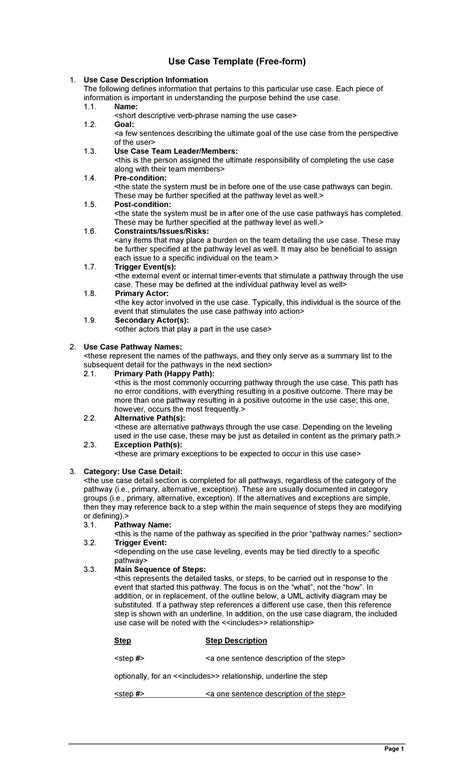 Image result for How to Write a Use Case Example