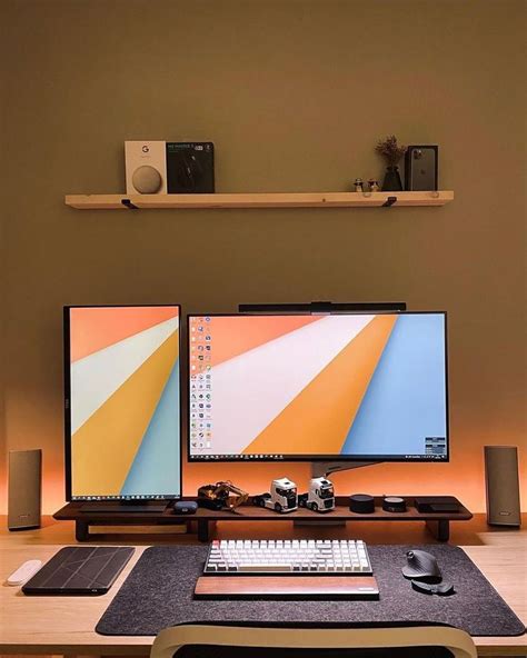 Image result for Computer Desk Set Up