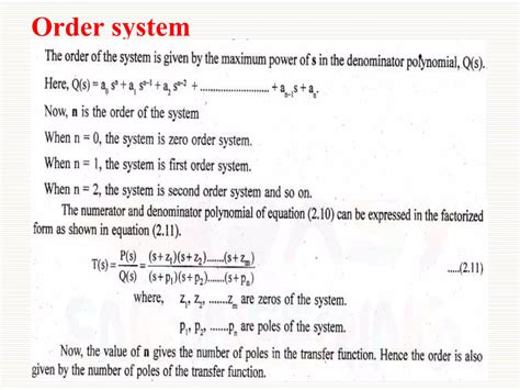 Image result for First Order System Eqn Control System