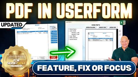 Toradh íomhá ar Excel VBA Display PDF in Userform