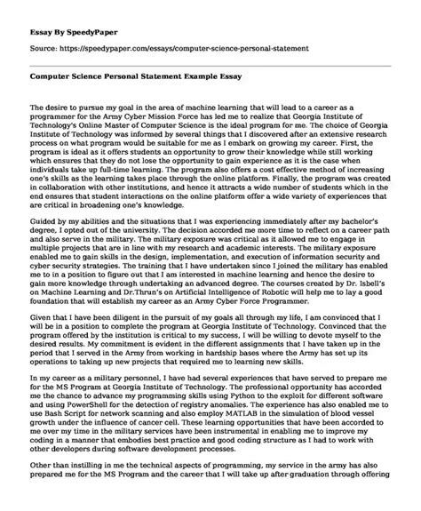 Computer Science Statement of Purpose Example に対する画像結果