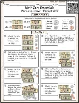 Money Math Worksheets Grade 3 に対する画像結果