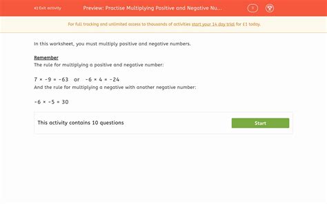 Image result for Multiplying Negative Number Sheet