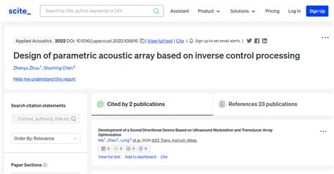 Parametric Acoustic Array Non Linear Element に対する画像結果