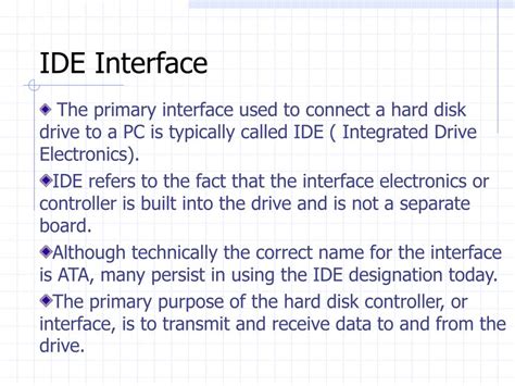 IDE Interface Image に対する画像結果