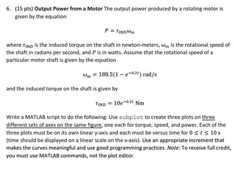 Image result for Formula to Solve for Power Outpt in a Motor