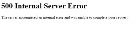 Image result for Server Error Message