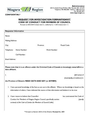 Sample Code of Conduct Request for Investigation Form に対する画像結果