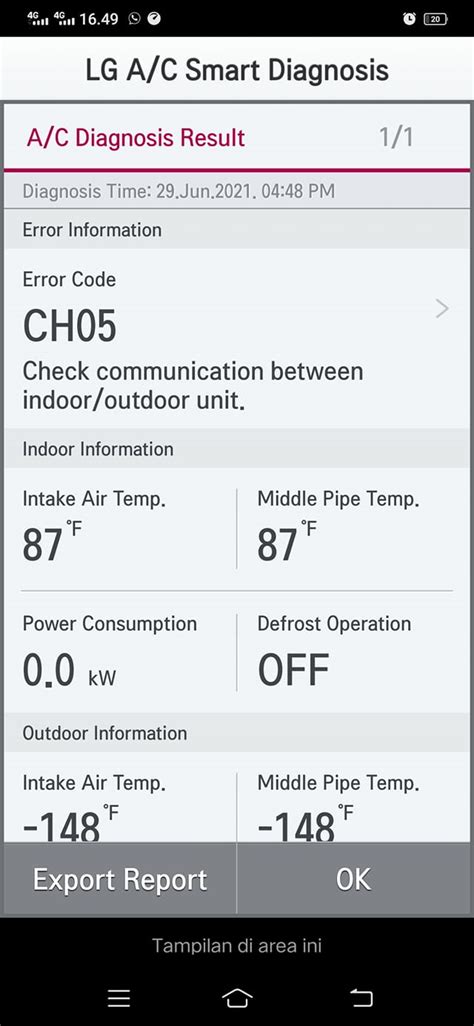 Afbeeldingsresultaten voor CH 41 Error Code LG