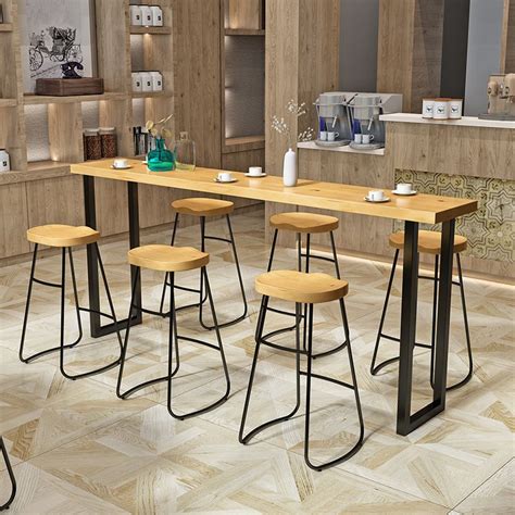 Image result for Rectangular Bar Top Table