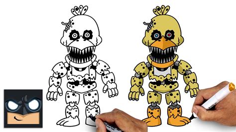 Image result for How to Draw Chica F-NaF Easy