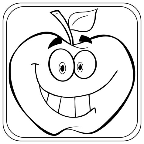 Image result for Apple Computer Coloring Page