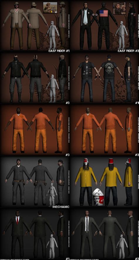 Grand Theft Auto San Andreas - Skinpack Collection :: Behance