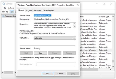 Image result for Windows Push Notification User Service