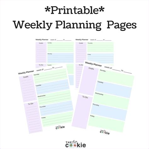 Image result for Weekly Planner Printable Pages