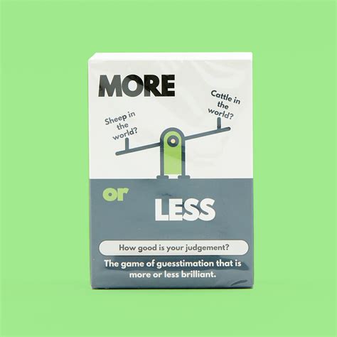 Image result for More or Less Game