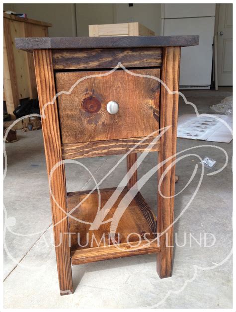 Image result for Narrow End Table DIY