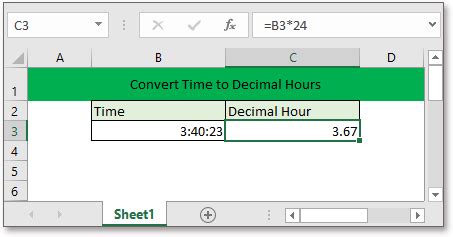 Image result for Excel Magic Tricks Convert Decimal to Time Format