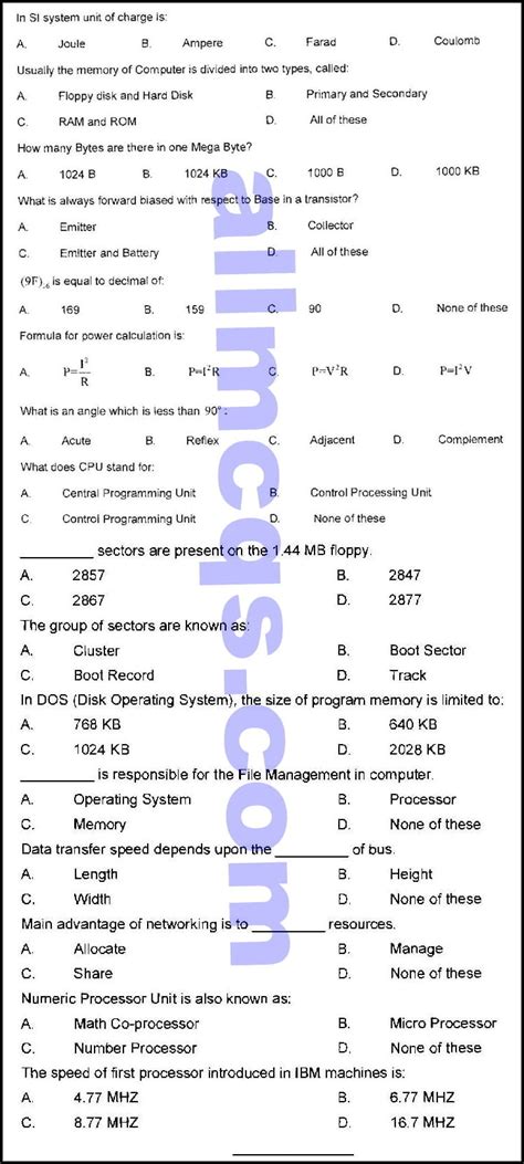 Image result for Computer Exam Questions and Answers