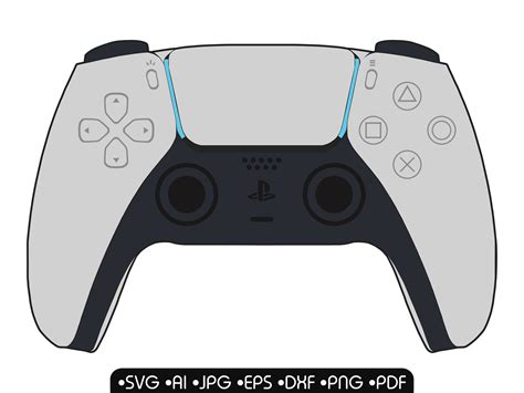 Toradh íomhá ar PS5 Controller Vector Icon