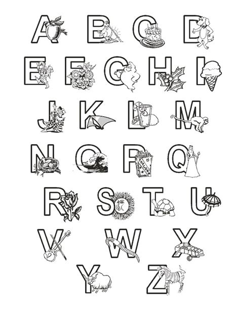 Image result for Printable ABC Coloring Book