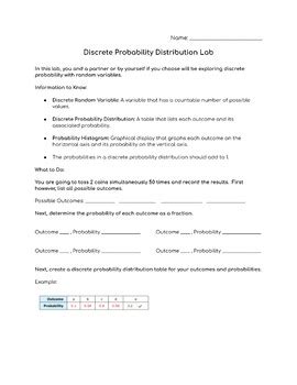 Image result for Discrete Probability Distribution Word Problem