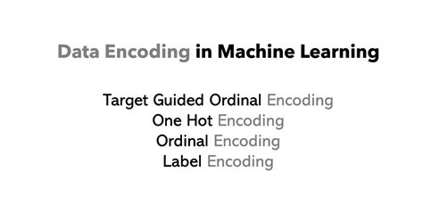 Image result for Encoding in Machine Learning