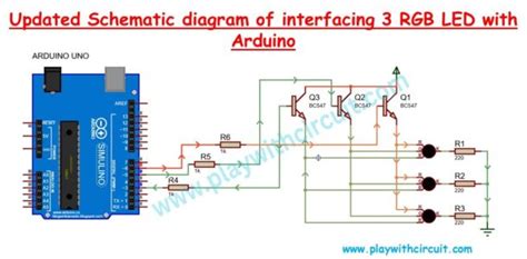 RGB LED Intrfacing Eith Arduino Explain with Diagram に対する画像結果