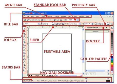 CorelDRAW Interface に対する画像結果