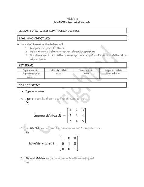 Image result for +Gaussian Elimination Method Steps 4x4 Matrixe