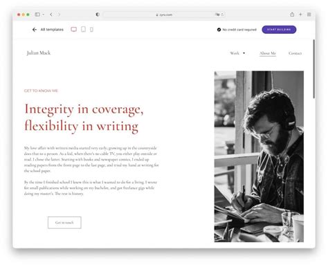 Afbeeldingsresultaten voor About.me Website Examples Free Code