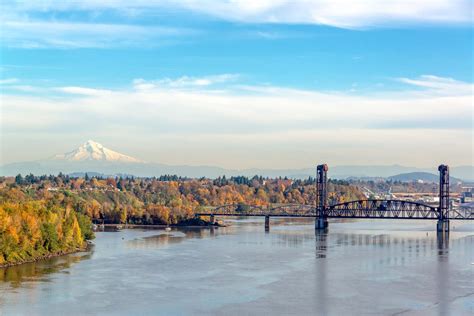 Toradh íomhá ar Portland Oregon Bridges Map