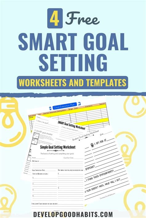 Image result for Smart Goal Development Worksheet