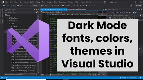 Image result for Visual Studio Theme Status Text Color
