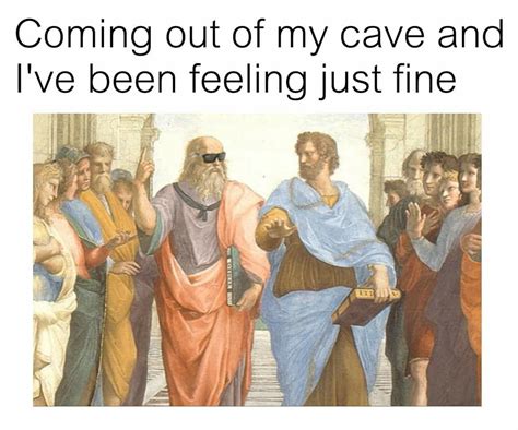 Plato art meme | Literature humor, Classical art memes, History memes