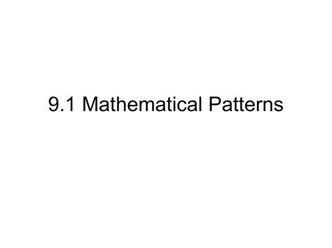Image result for Mathematical Pattern