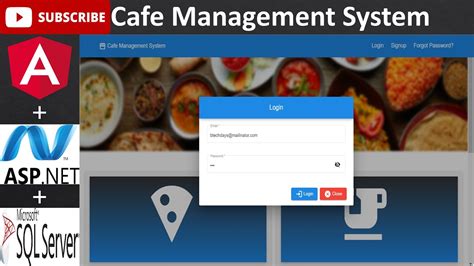 Toradh íomhá ar Cafe Management System in C# with SQL
