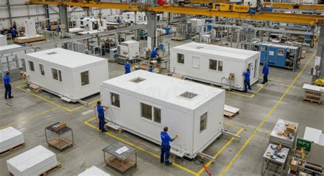 Toradh íomhá ar modular building factory process